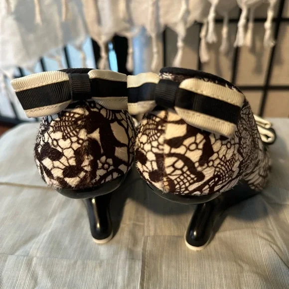 Irregular Choice Black and White Heels - Picture 3 of 7